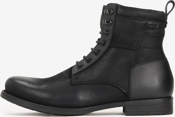 Kazar - Botas com atacadores em preto: frente