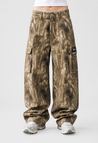 Vertere Berlin Loosefit Cargohose in Mischfarben: Vorderseite