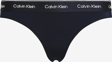 Bas de bikini Calvin Klein Swimwear en bleu : devant