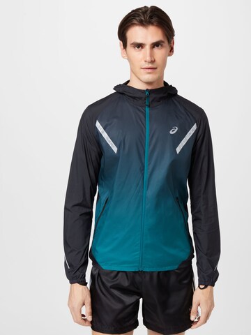 ASICS Sports jacket in Black: front