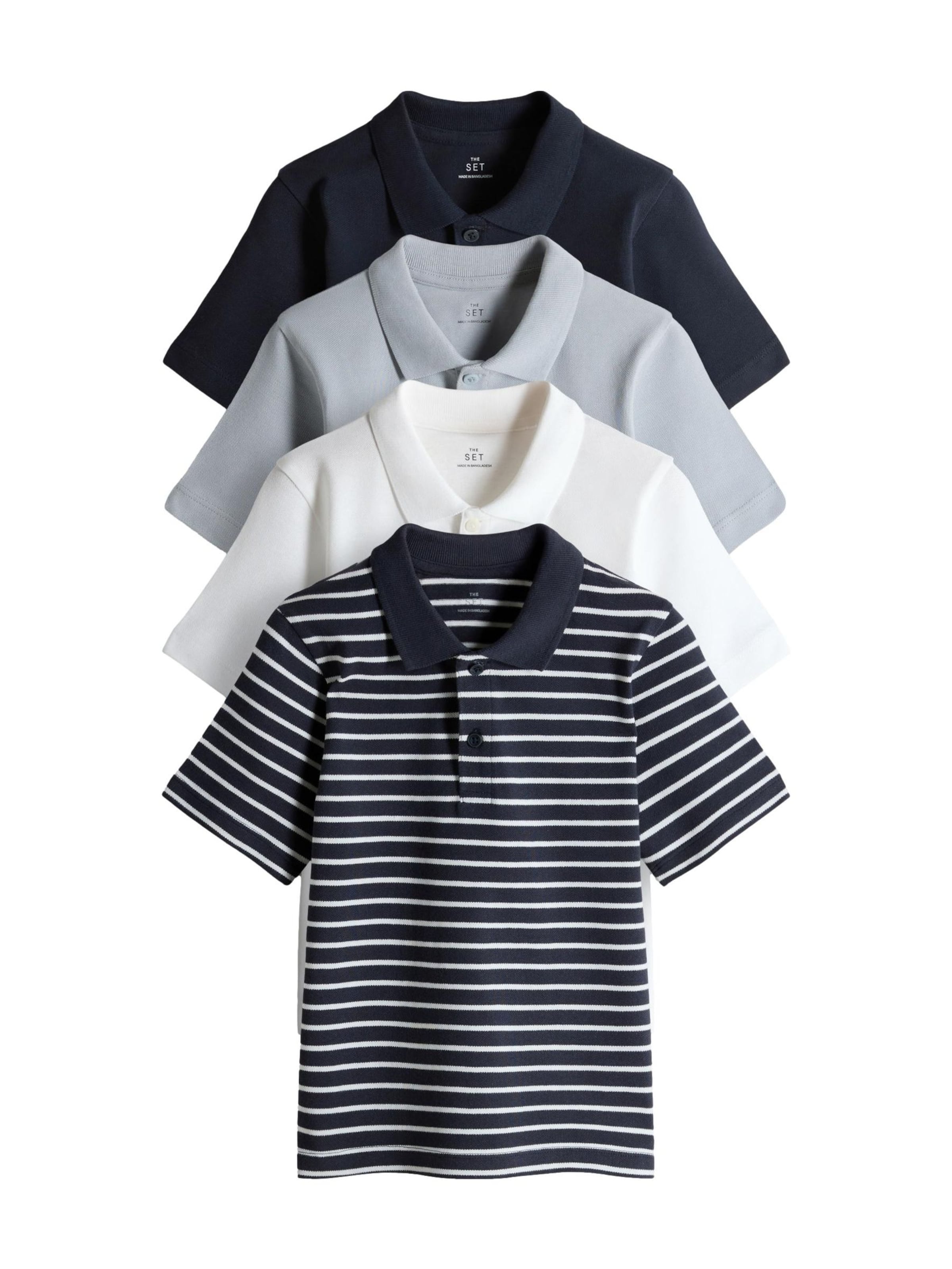 The Set - Camiseta en blanco: frente