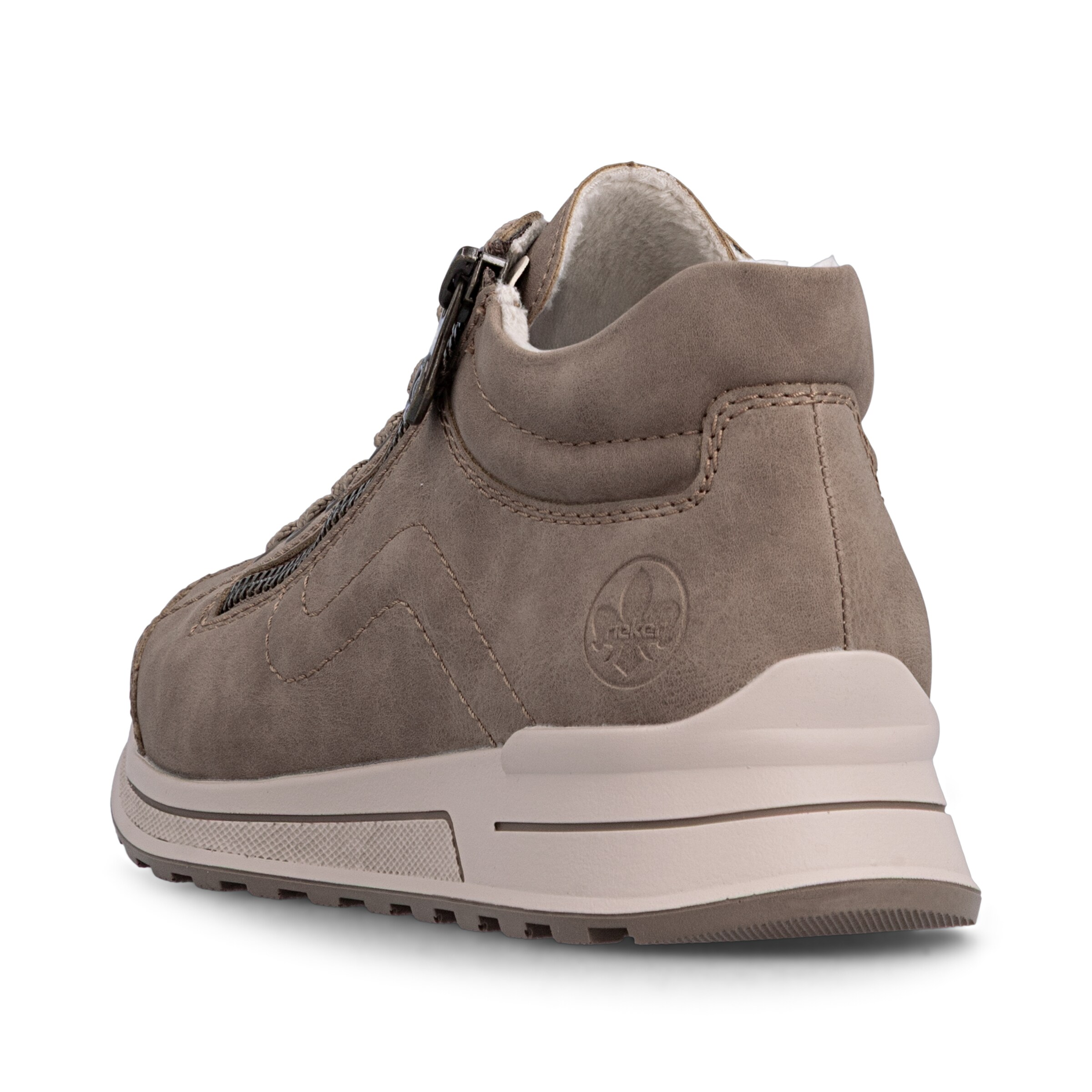 Baskets hautes Rieker en beige