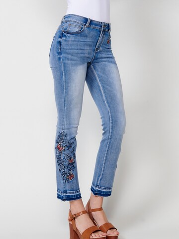 KOROSHI regular Jeans i blå