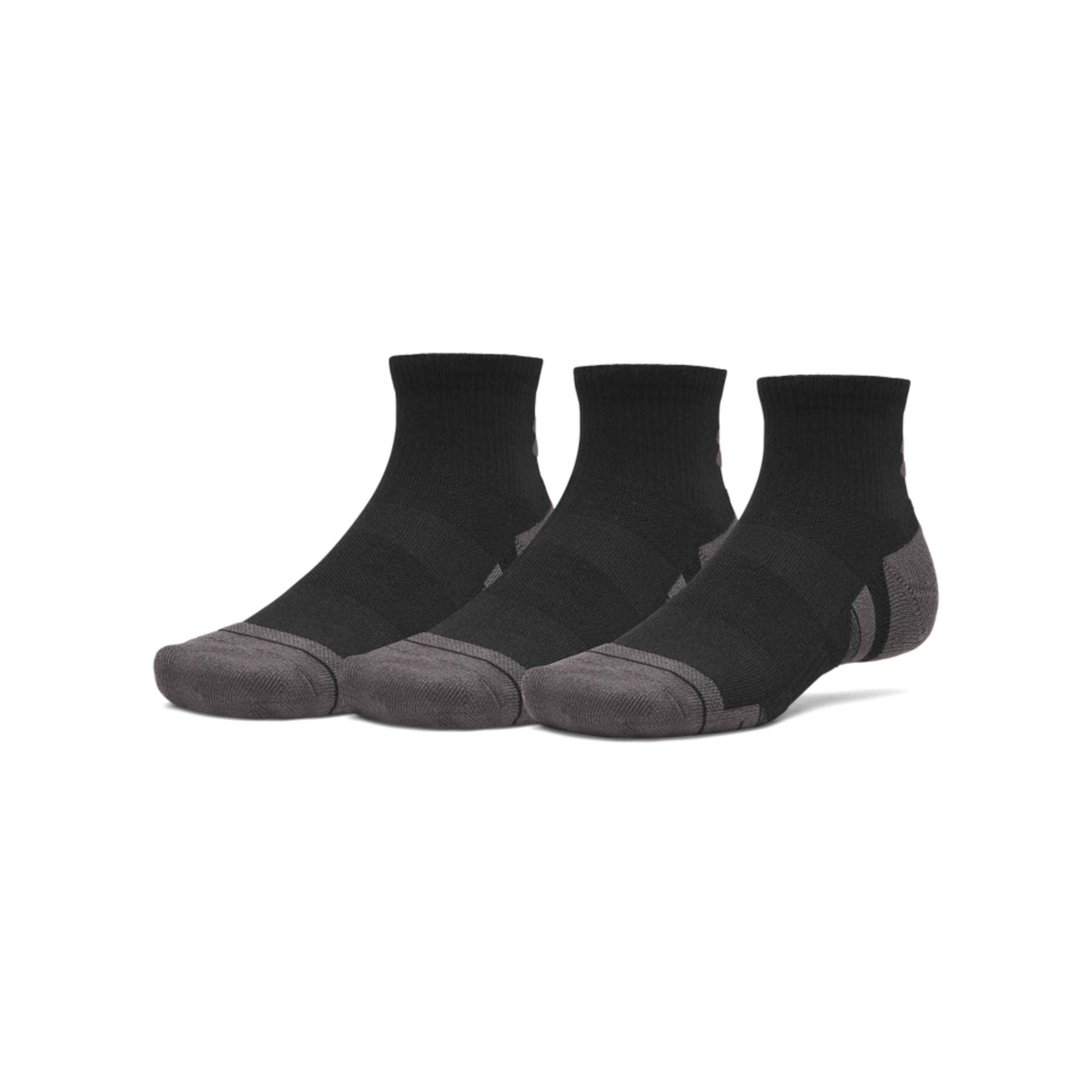 UNDER ARMOUR Athletic Socks in Black: front