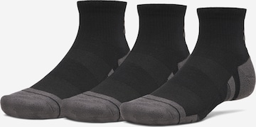 UNDER ARMOUR Athletic Socks in Black: front