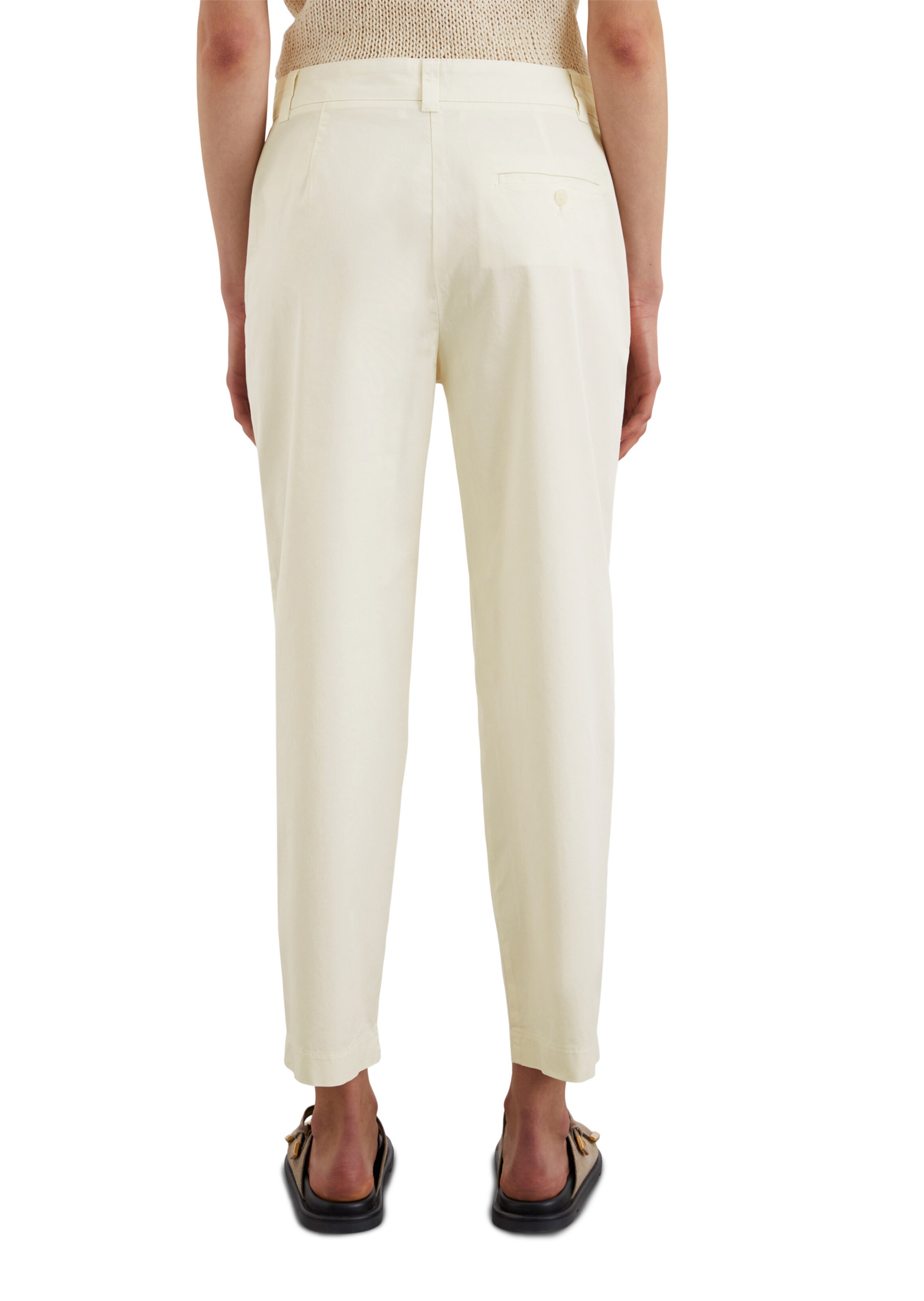 Marc O'Polo Loosefit Broek in Wit