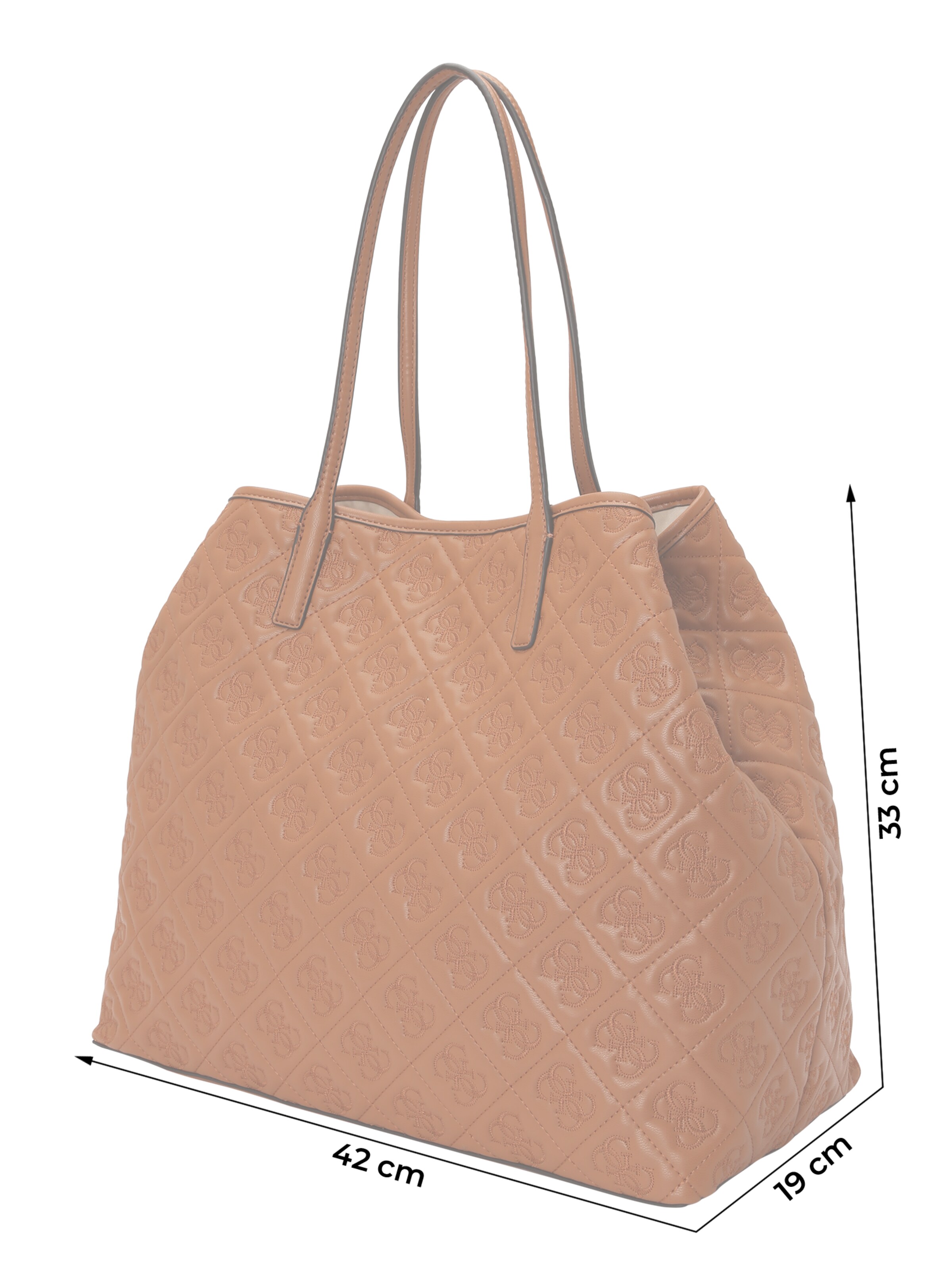 GUESS Шоппер 'ADELASIA LARGE 2 IN 1 TOTE' в Коричневый