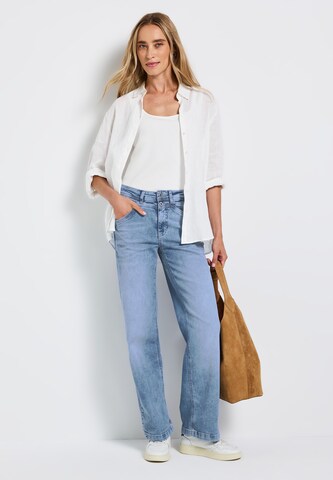 STREET ONE Wide Leg Jeans in Blau
