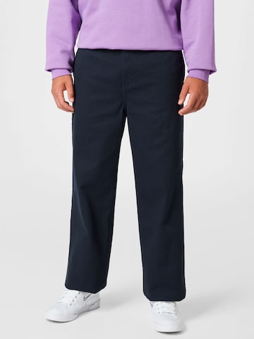 WEEKDAY Chino Pants 'Ross' in Blue: front