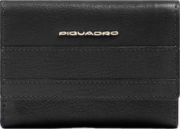 Porte-monnaies Piquadro en noir : devant
