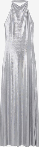 Pull&Bear Kleid in Silber: predná strana