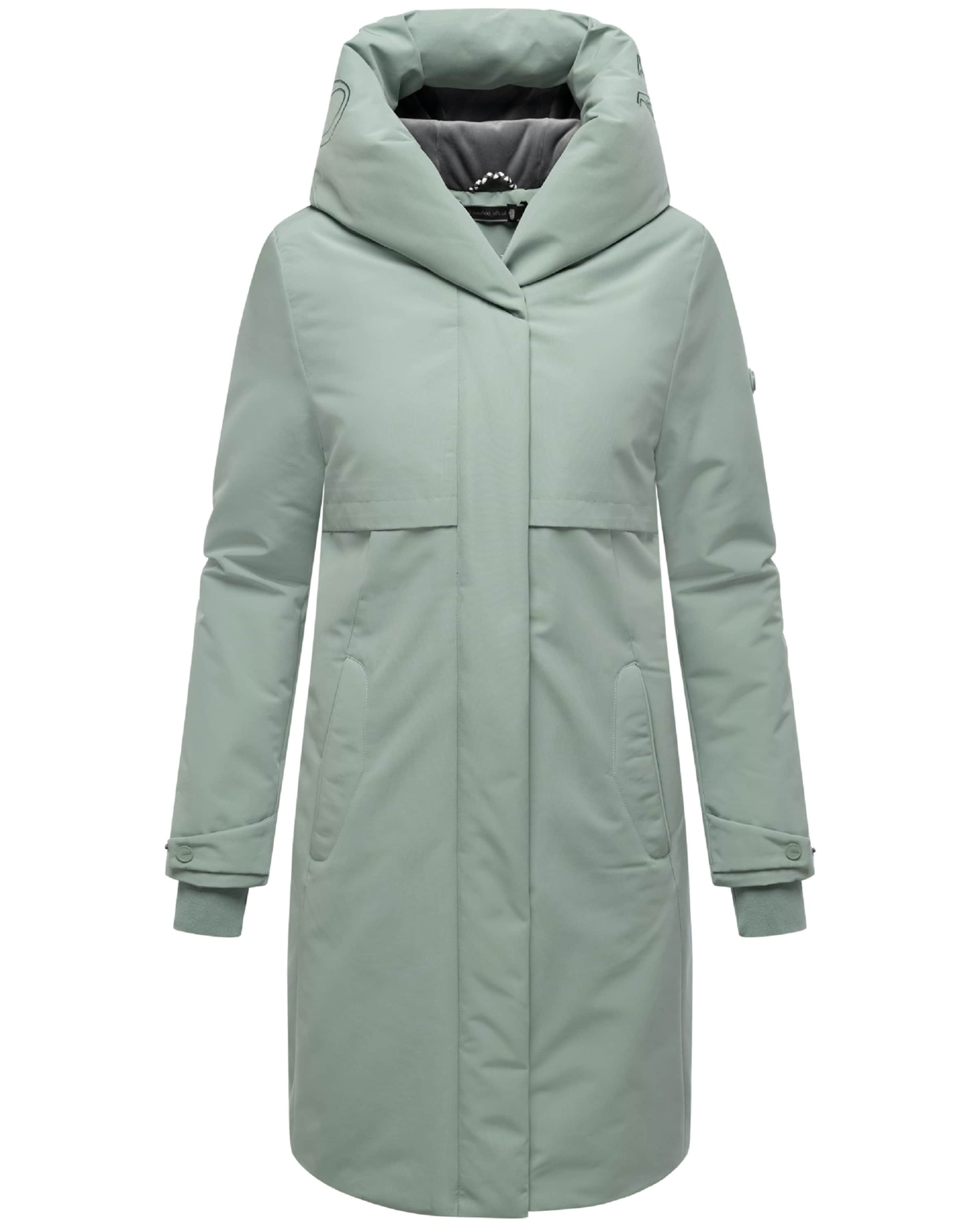 NAVAHOO Winter Coat 'Domingaa 14' in Green: front