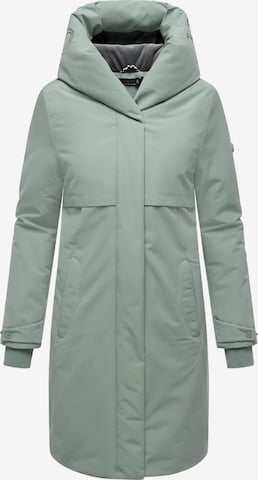 Manteau d’hiver 'Domingaa 14' NAVAHOO en vert : devant