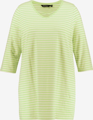 T-shirt Ulla Popken en vert : devant