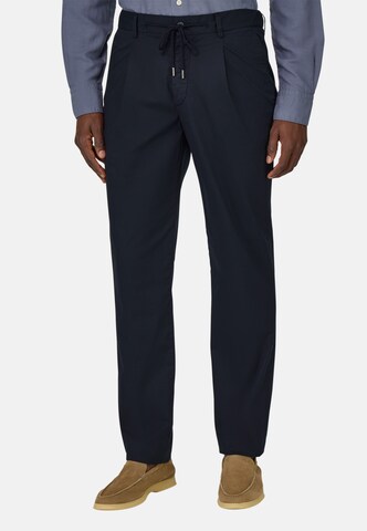 Regular Pantalon 'Stretch' Boggi Milano en bleu : devant
