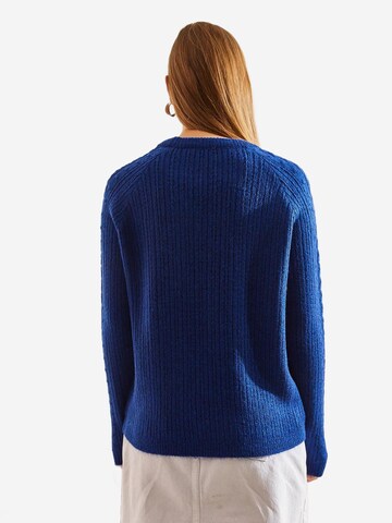 Bianco Lucci Pullover in Blau
