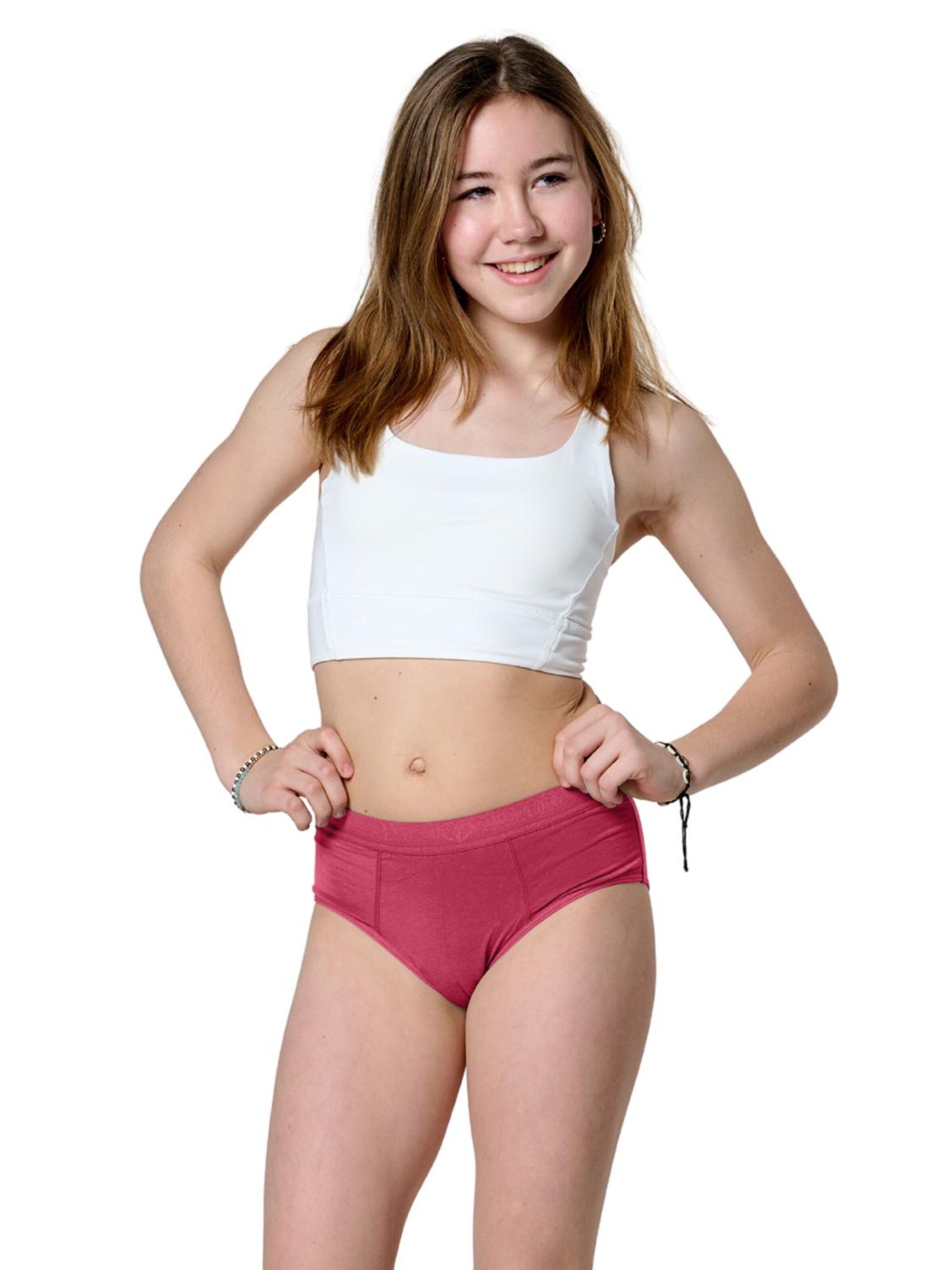 Moodies Undies Onderbroek 'Hipster Hevig' in Rood: voorkant