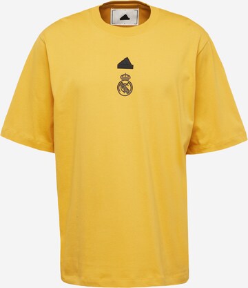 ADIDAS PERFORMANCE Functioneel shirt 'Real Madrid Lifestyler' in Geel: voorkant