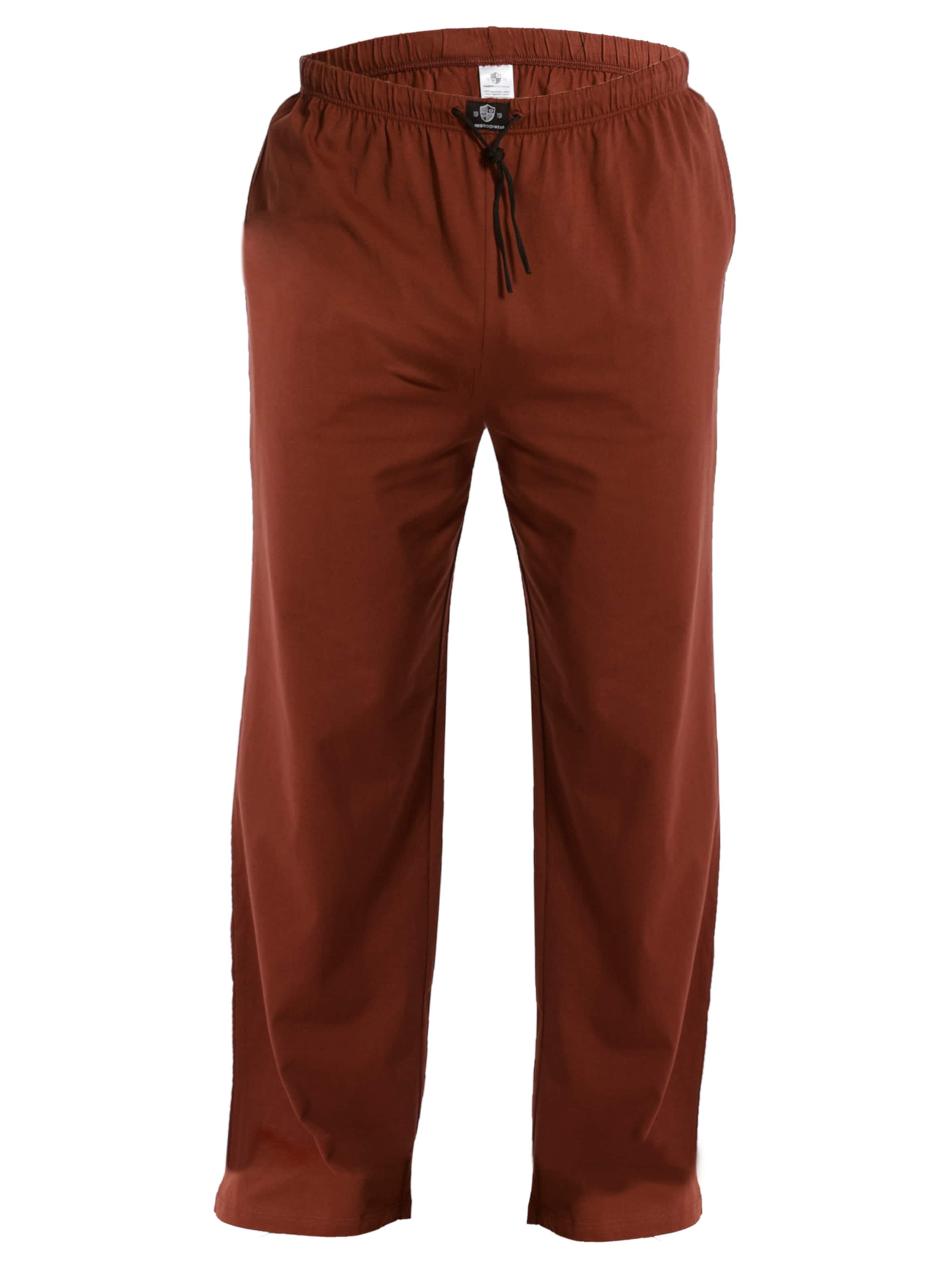 Haasis Bodywear Pajama Pants in Red: front