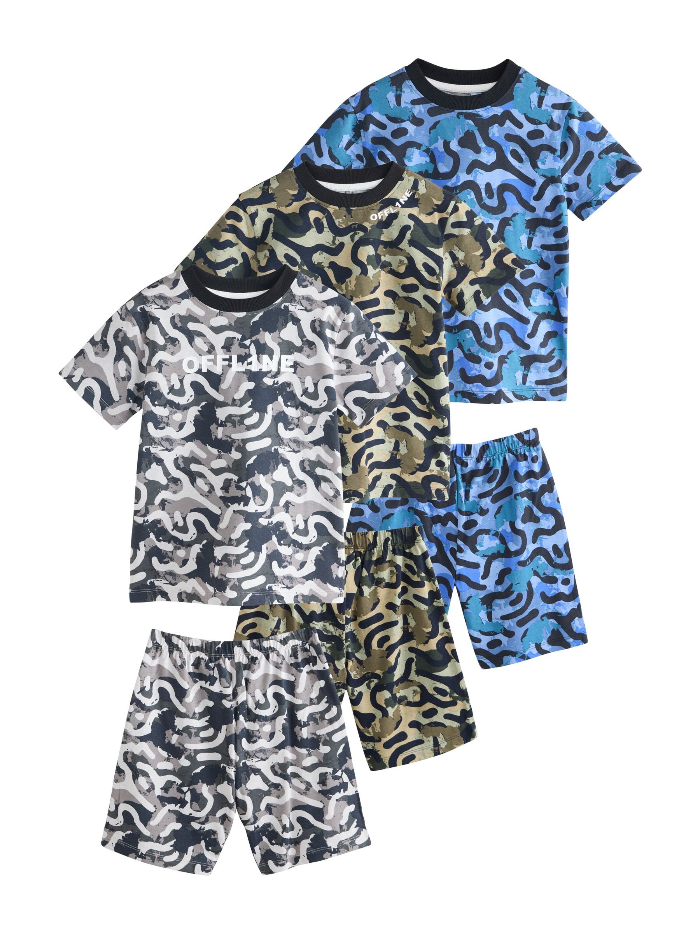 Next Schlafanzug in Blau: Vorderseite