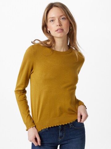 VERO MODA Sweater 'Glory' in Brown: front