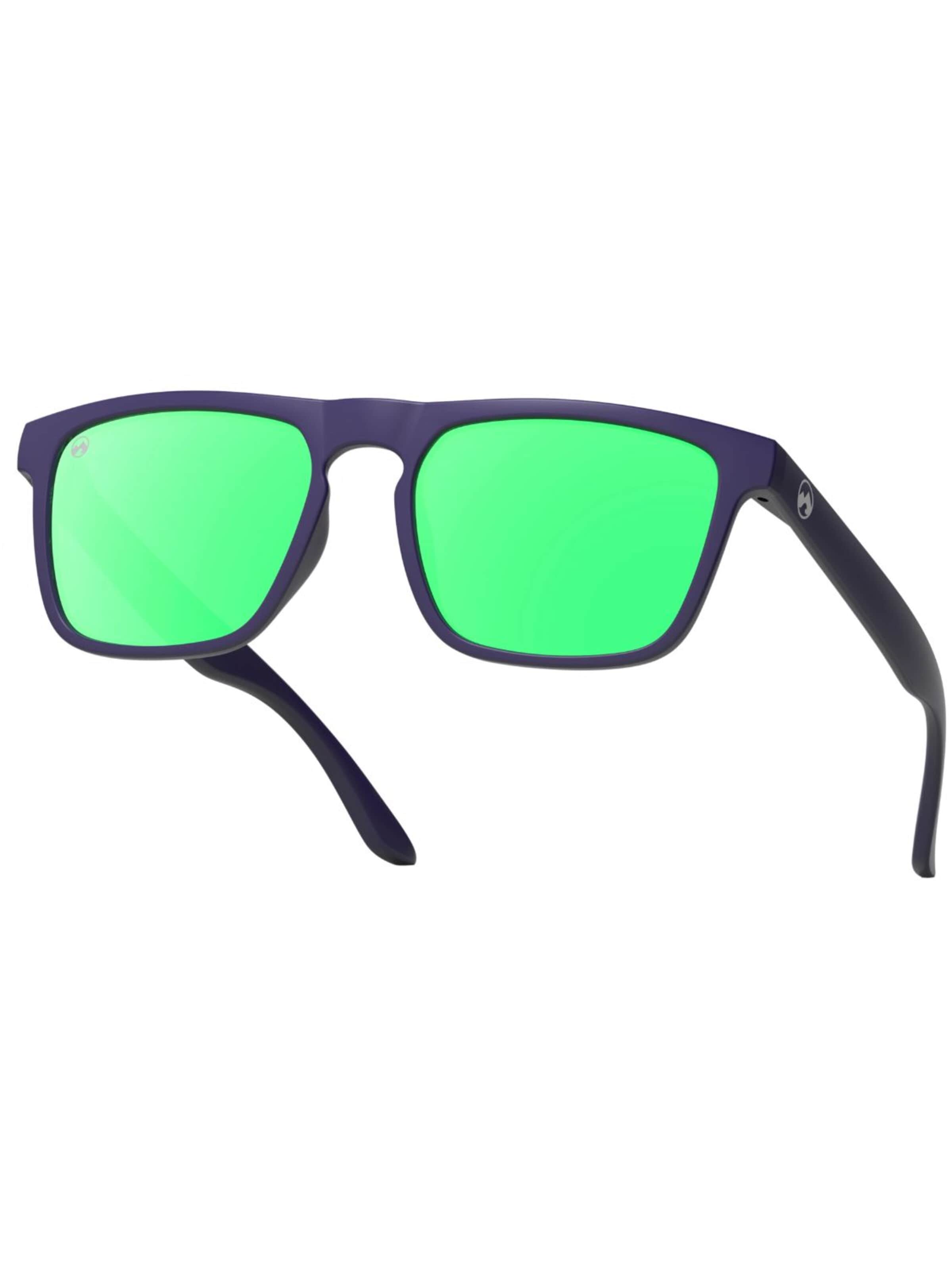 Lunettes de soleil sport 'MowMow Thor Sunglasses - Polarized - Men - Women - Black' Mowmow en vert : devant