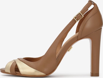 ruda Kazar Basutės su dirželiais: priekis