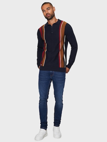 Threadbare Sweater 'Connor' in Blue