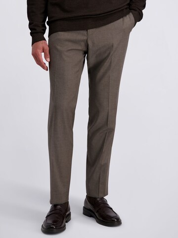 PIERRE CARDIN Regular Broek 'Ryan' in Bruin: voorkant