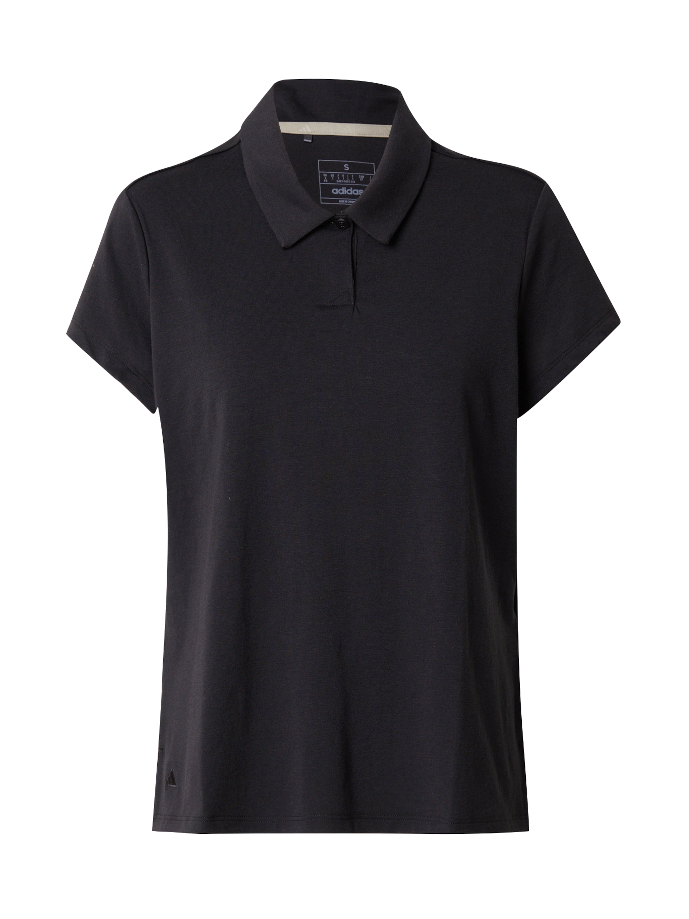 ADIDAS GOLF Performance shirt 'Go-To' in Black: front