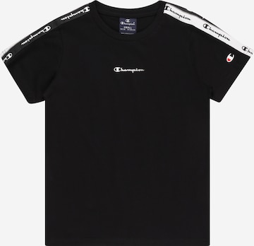 Tricou de la Champion Authentic Athletic Apparel pe negru: față