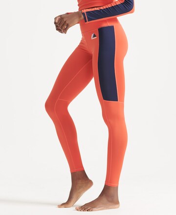 Skinny Pantalon de sport Superdry Snow en rouge