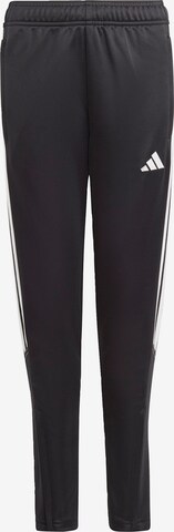 ADIDAS PERFORMANCE Regular Workout Pants 'Tiro 23 Club ' in Black: front