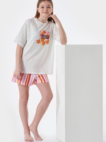 SCHIESSER Schlafanzug 'Nightwear' in Weiß