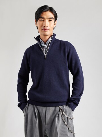JACK & JONES Sweater 'JWHMILANO' in Blue: front