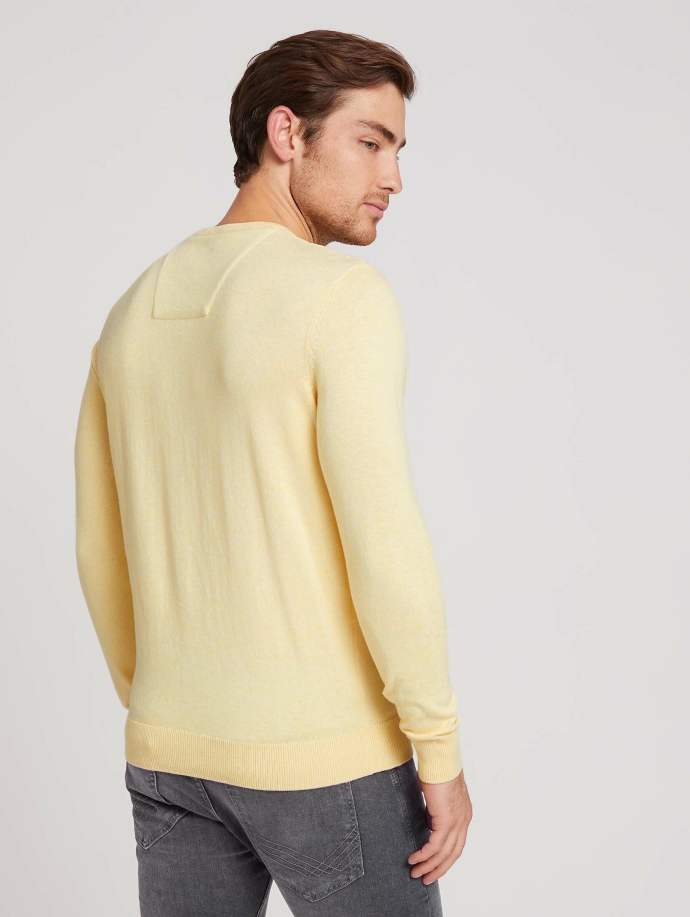 Männer Pullover & Strick TOM TAILOR Pullover in Gelb - KS18714 Männer Pullover & Strick TOM TAILOR Pullover in Gelb - KS18714
