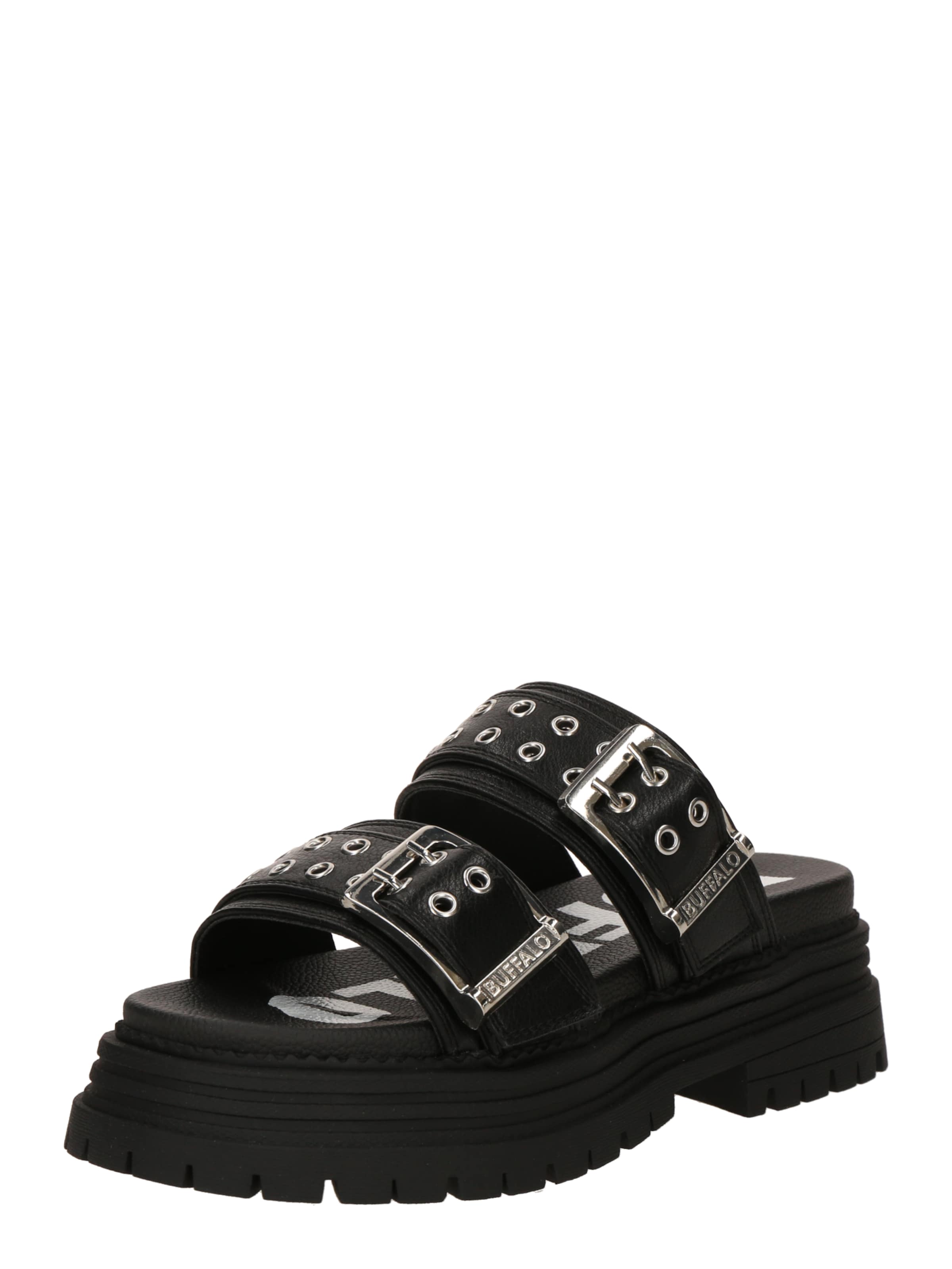 fekete / ezüst BUFFALO Papucs 'LENNOX', Termék nézet
