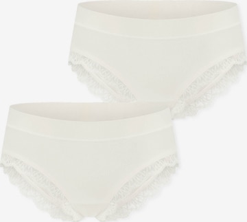 Slip ' Unique Cotton ' SCHIESSER en blanc : devant