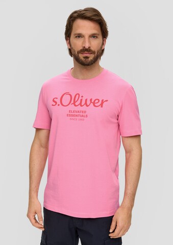 s.Oliver T-Shirt in Pink: Vorderseite