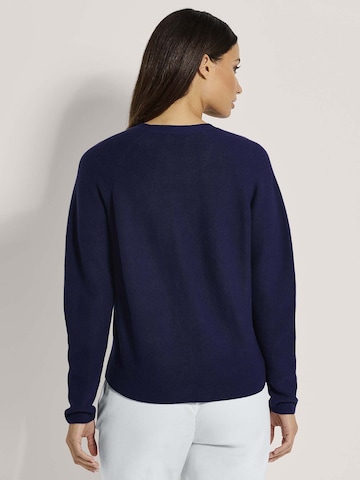 MADELEINE Gebreid vest in Blauw