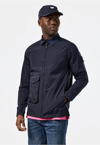 Veste mi-saison 'Vinnie Pocket' Weekend Offender en bleu : devant