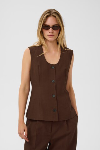 SOAKED IN LUXURY Vest 'SLSemiki' i brun: forside