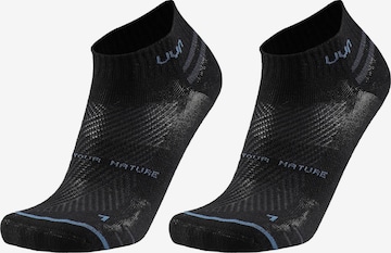 Calzino sportivo di Uyn in nero: frontale