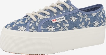 SUPERGA - Zapatillas deportivas bajas ' 2790 Platform Sangallo ' en azul: frente