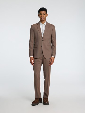 Coupe slim Pantalon à plis 'SLHNeil' SELECTED en vert