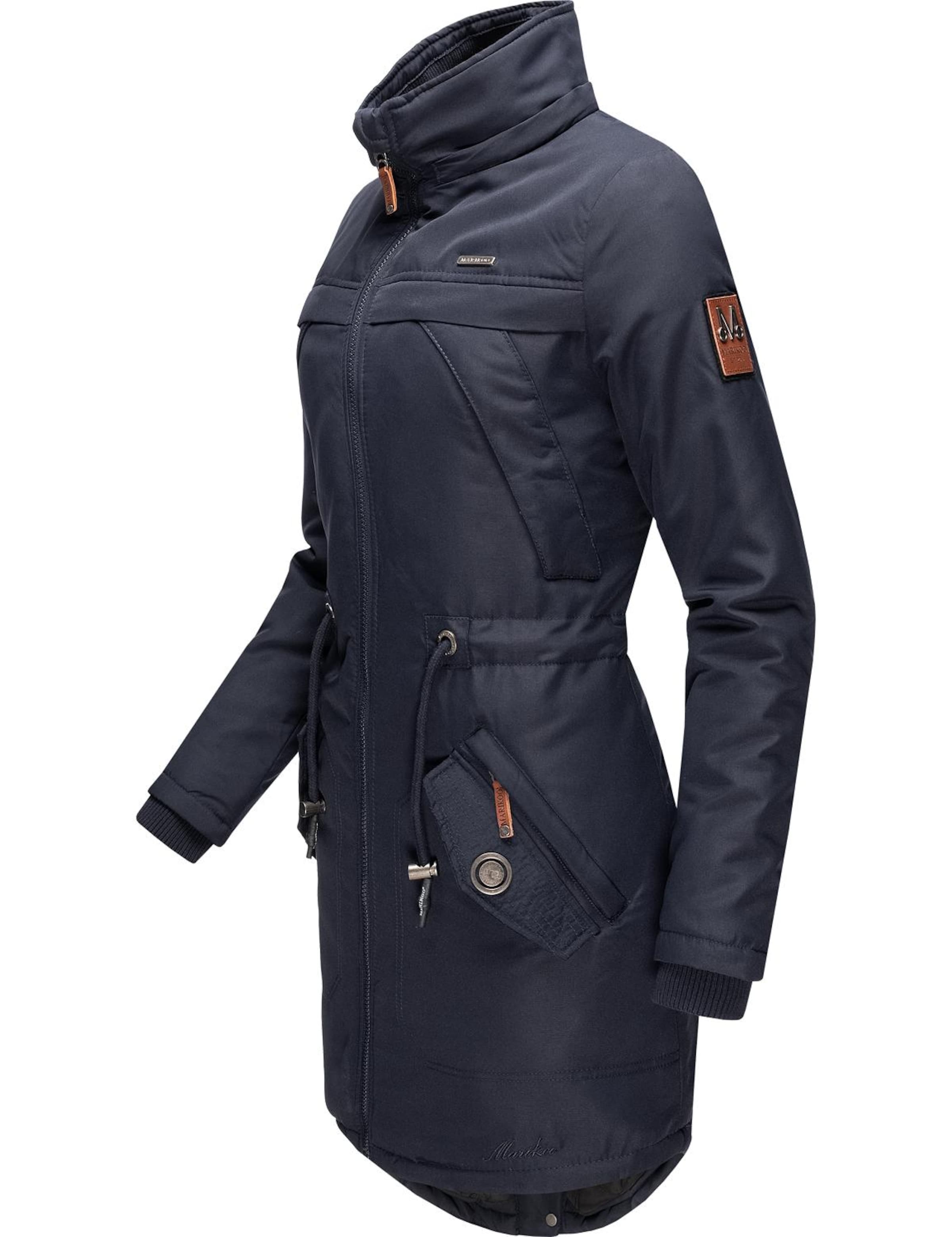 MARIKOO Vinterparkas 'Kamii' i blå