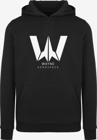 F4NT4STIC Sweater 'DC Comics Justice League Movie Wayne Aerospace' in Black: front