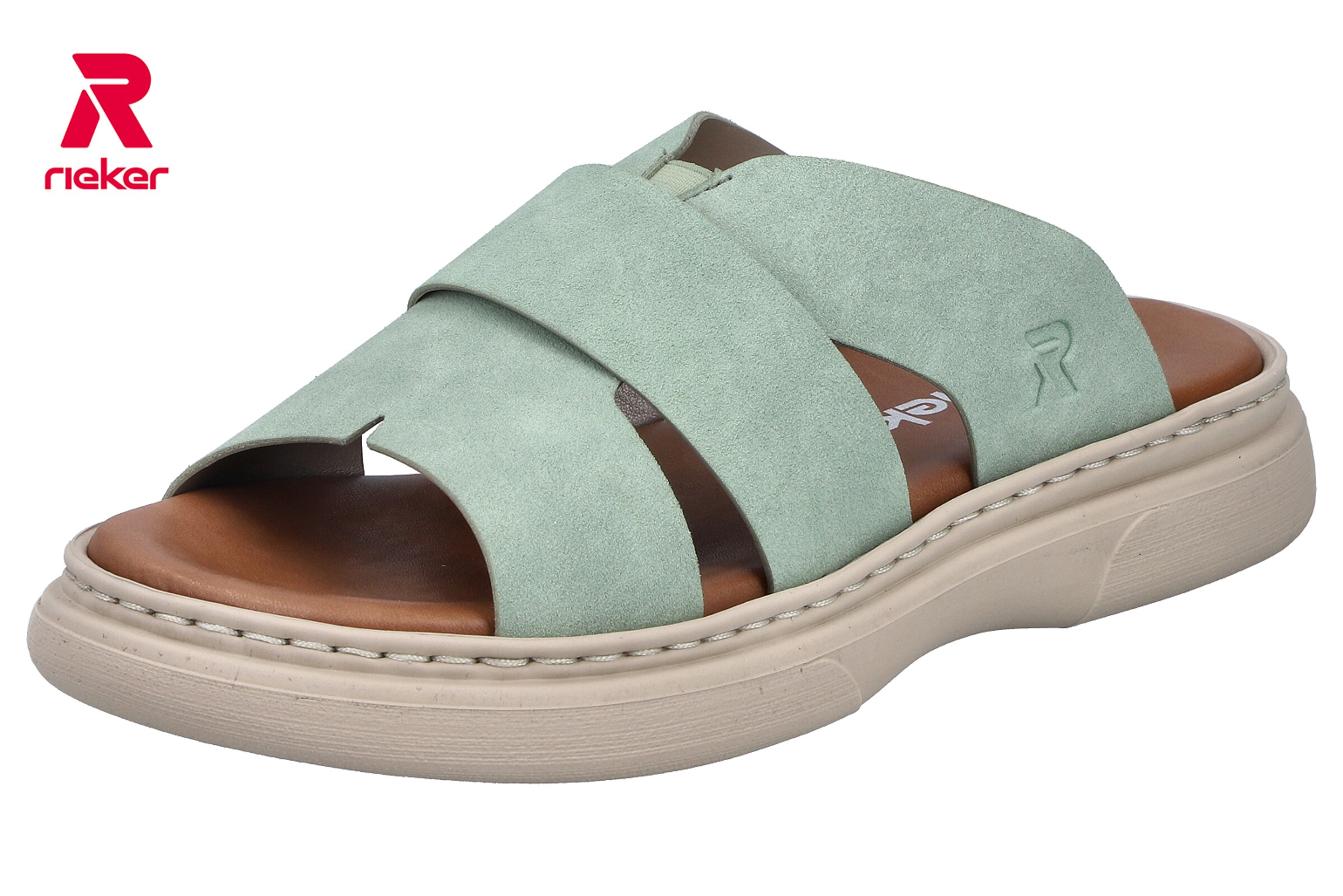 Mule ' V3089 ' Rieker en vert : devant
