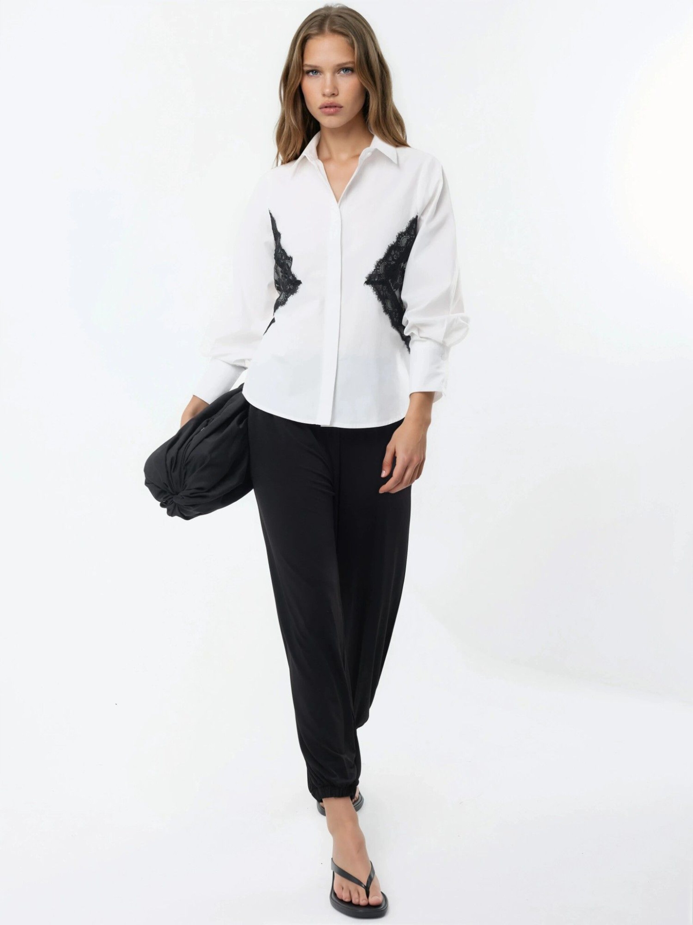Qu Style Shirt in White
