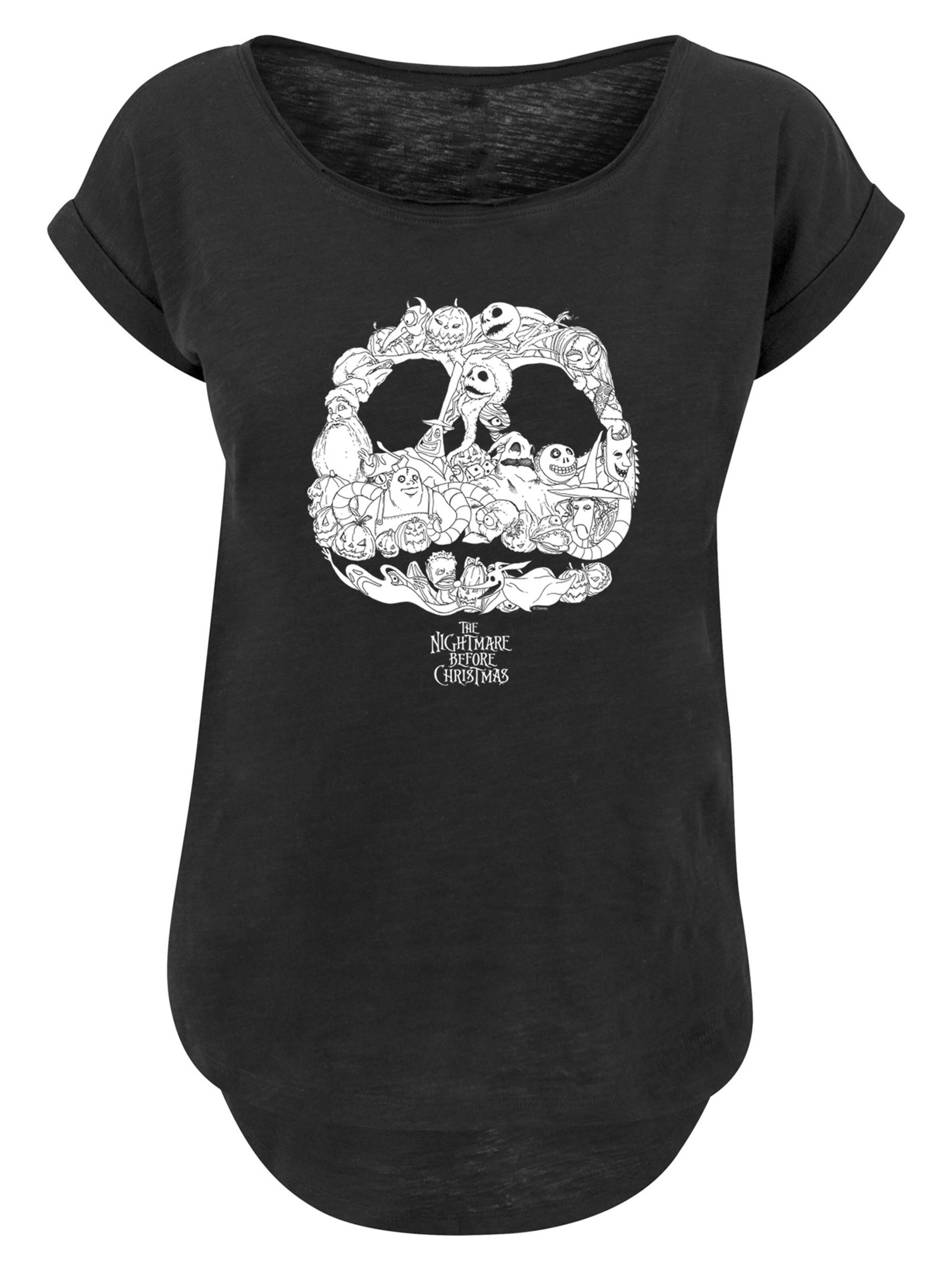 F4NT4STIC Shirt in Zwart: voorkant